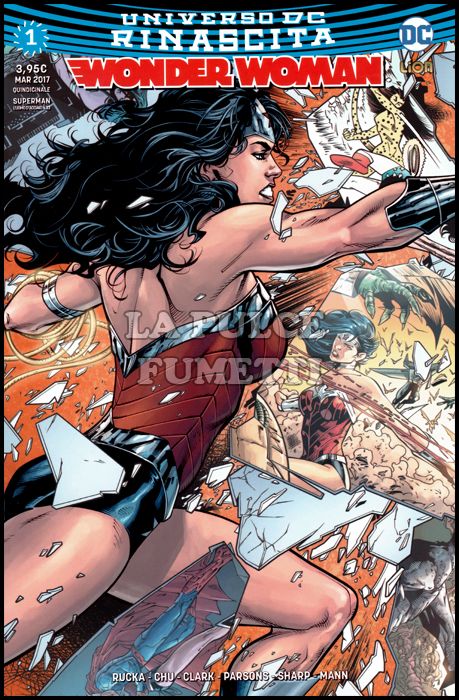 SUPERMAN L'UOMO D'ACCIAIO #    33 - WONDER WOMAN 1 - RINASCITA - 1A RISTAMPA